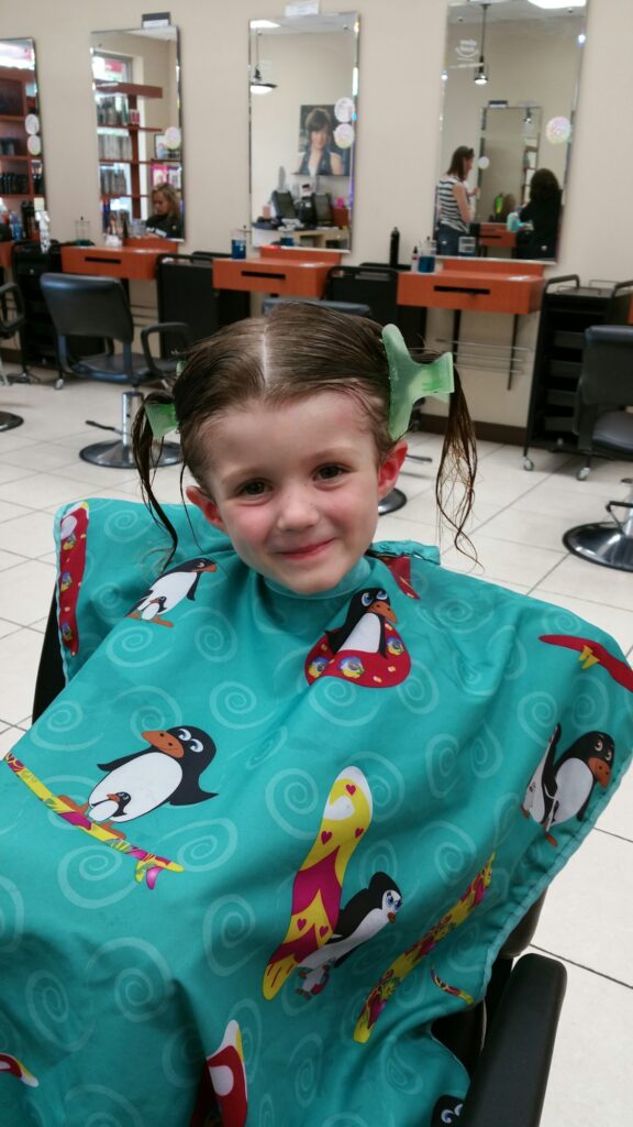 Kids first haircut